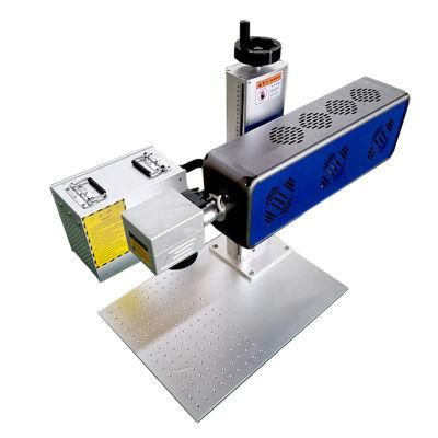 Portable Small Design Wood Acrylic Tumblers Laser Engraver RF CO2 Galvo Laser Marking Machine