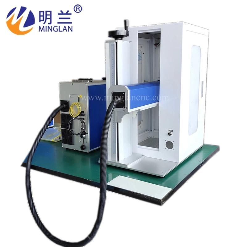 Portable 20W 30W 50W Metal Engraver Fiber Laser Marking Machine Factory Price