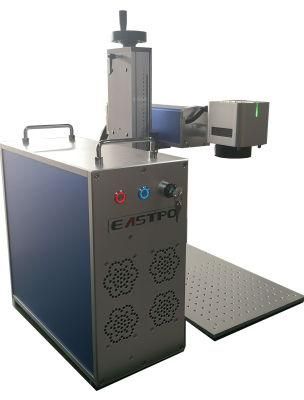 Fiber Desktop Laser Marking Machine for Logo Printing Metal Engraving Silver Cutting Cup Rotary Mark
