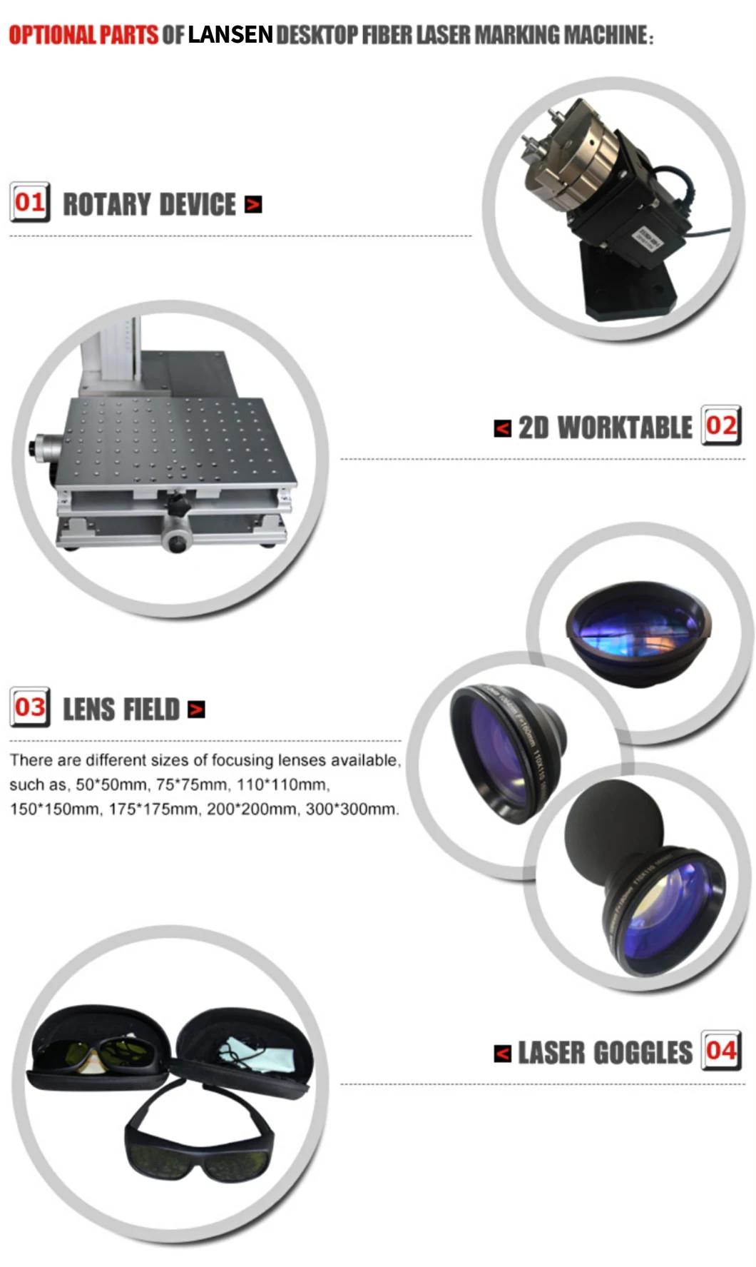 30W Fiber Desktop Laser Printing Machine for Ear Tag