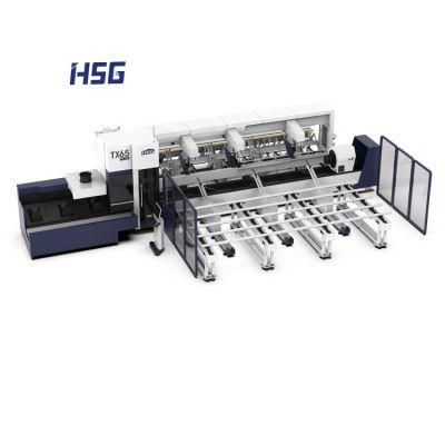 Industry Carbon/ Steel Stainless/ Round Pipe/ Square Tube Cutting /Three Chuck Zero Tailing Tube Laser Cutting Machine 3000W