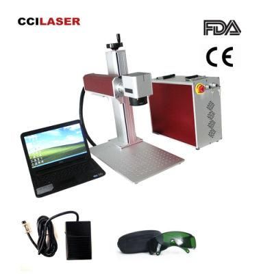 Raycus Fiber Laser Marking Machine for Metal jewelry Steel Aluminum Copper Plastic Wood Acrylic Leather Laser Marker 20W 30W 50W