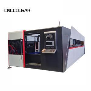Laser 6000W CNC Fiber Laser Cutting Machine with Exchange Table
