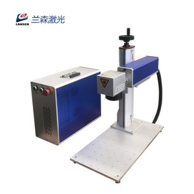 Mini Fiber Laser Marking Machine 50W Raycus Brass Stainless Steel