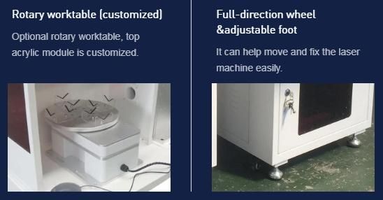 High Speed 100W Coherent 3D RF CO2 Laser Marking Machine