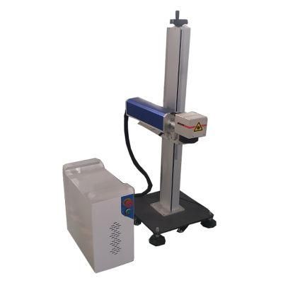 Portable Pen Fly Flying CO2 Laser Marking Machine Fiber Laser Printer Online with Conveyor Belt for Boxes