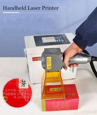 Handheld Fiber Laser Engraving Machine Marcador Laser Battery Marking Machine