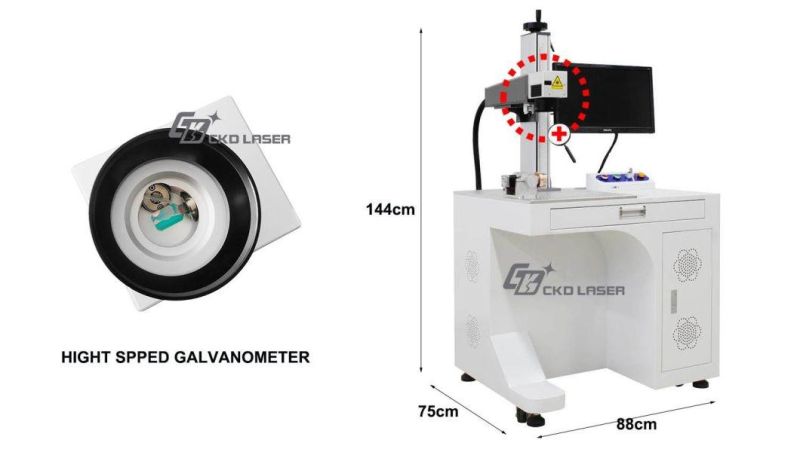 Color Marking/ Metal Photo Printing Laser Machine (Support Rotary Engraving)