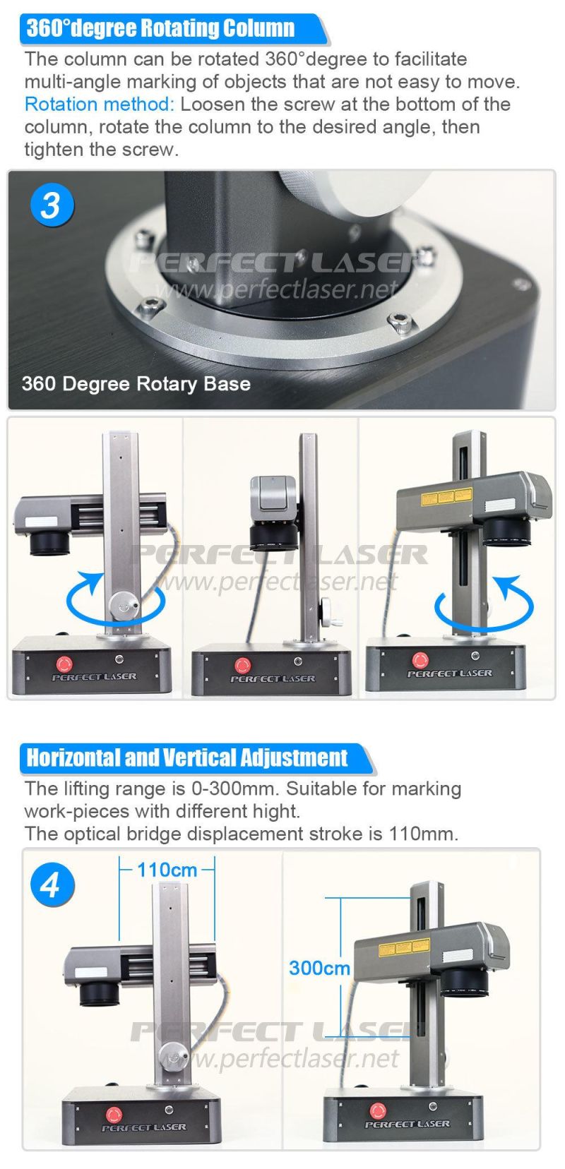 Perfect Laser-20W 30W 50 Watts Portable/Handheld Mini Desktop Small Metal Stainless Steel Ipg/Mopa/Raycus/Max/Jpt Fiber Laser Marker Engraving Marking Machine