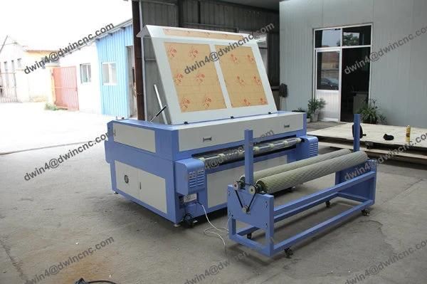 Auto-Feeding Leather Fabric Textile CO2 Laser Cutting Machine