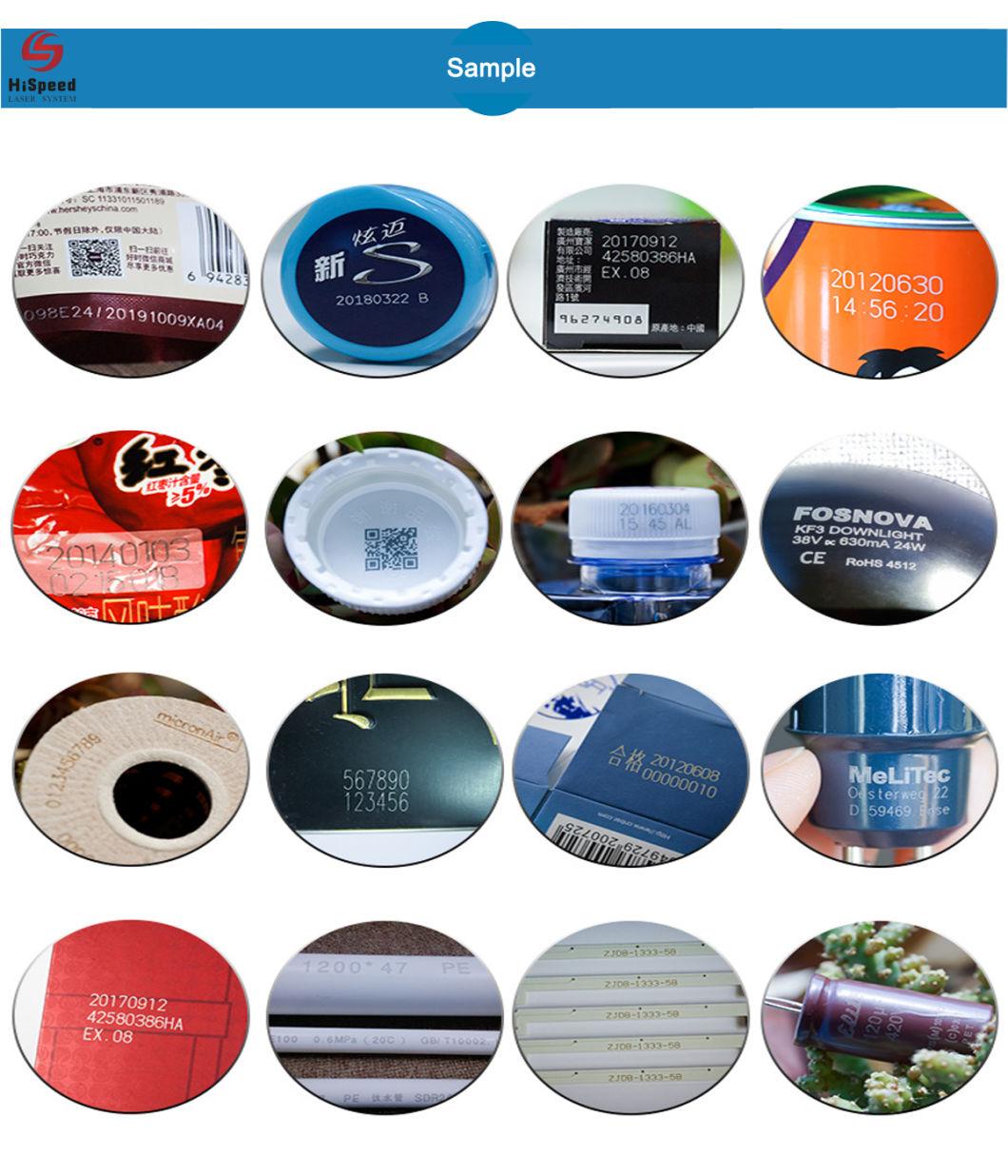 CO2 Laser Fly Marker Online Flying Fiber CO2 Conveyor Belt Laser Marking Printing Machine for Non-Metal Materials Price