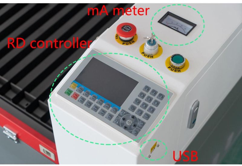 Ruida 6040 6090 1390 Laser Cutter Reci CO2 80W 90W 100W 130W 150W Laser Engraving Cutting Machine for Acrylic MDF Wood Plexiglass Plastic Non-Metallic Engraver