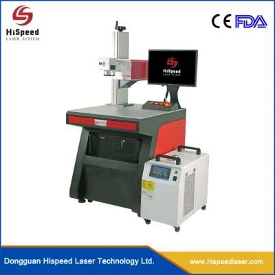 355nm Wavelength Easy Operation Horizontal Polarization Customized Laser Logo Printing Machine