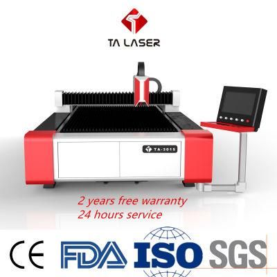 Ta Economical 1000W 1500W 2000W CNC Fiber Laser Cutting Machine for All Kind of Metal Sheet Cutting