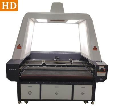 Auto Feeding Conveyor Camera Hand Controller Single Head Handle Laser Cutting Machine