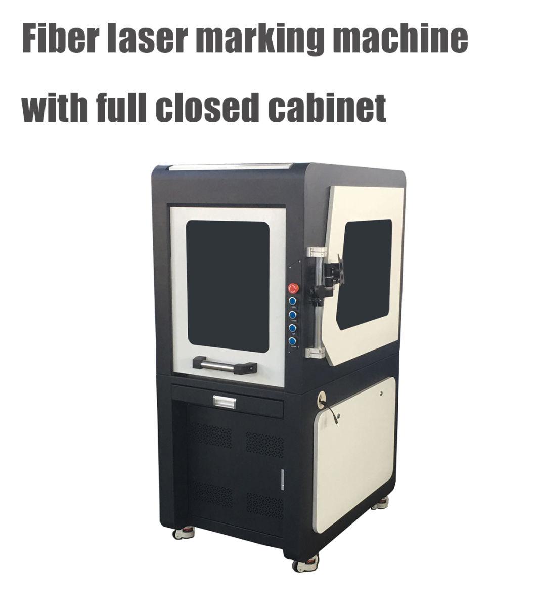 100W Metal/Nonmetal Engraving Fiber/CO2 Laser Marking Machine Logo Printing Machine