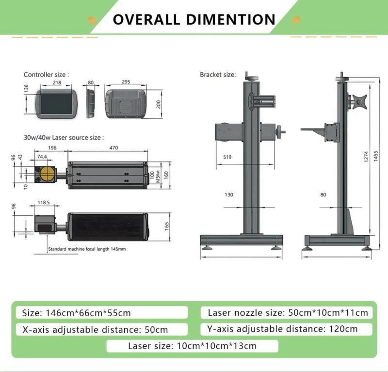 UV Flying Laser Marking Machine Enclosed with Rotary UV 5W Laser Printing Laser Marking Machine