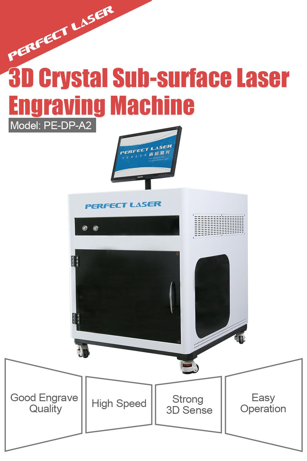 Best Quality 3D Laser Acrylic Glass Crystal Laser Engraving Machine