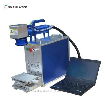 Handhold Mini Fiber Laser Marking Machine with Computer