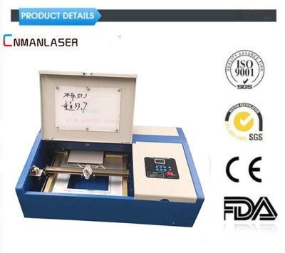3020 High Precise Wood Cutter 40W CO2 Laser Engraving Cutting Machine