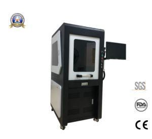 50W Full Sealed Enclosed Color Jewelry Fiber Laser Marking Machine Engraving for Metal Plastic 3D Logo Gold Plate Printing
