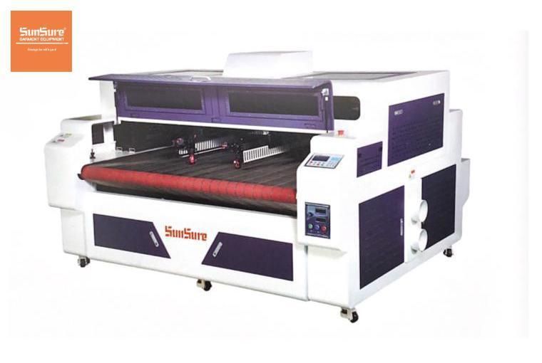 Two-Head Laser Cutting & Engraving Sewing Machine