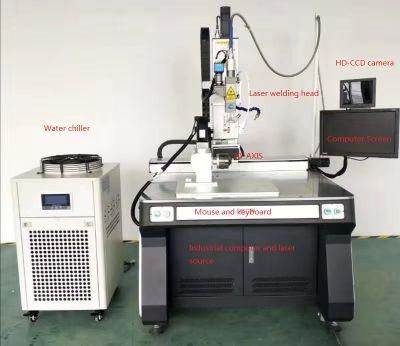 Four Axis Rotary Automatic Laser Soldering Machine Price 3mm Aluminum Optical Fiber Laser Welder