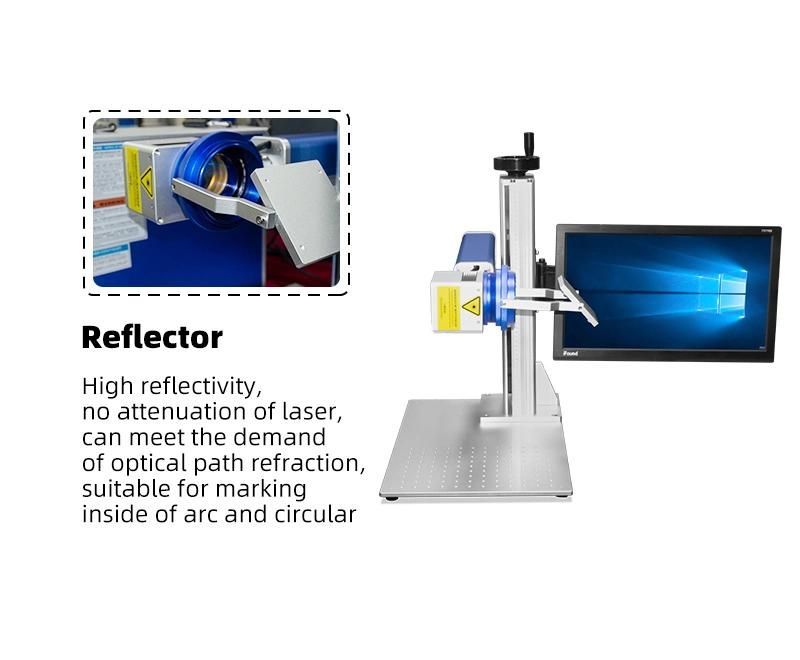 Wholesale Desktop Raycus/Jpt Split Fiber Laser Marking Engraving Machine 30W Laser Marking Machine for Ring Lettering