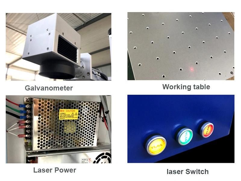 Air Cooling Ipg Raycus Small Portable Fiber Laser Marking Machine