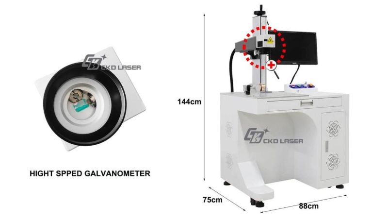 Fiber Laser Marking Printer for Nail Scissors Clippers Logo Printing