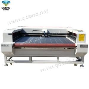 Fabric Laser Cutting Machine Auto Feeder with Big Size 1600*1000mm/1300*900mm Qd-C1390/C1610/C1830