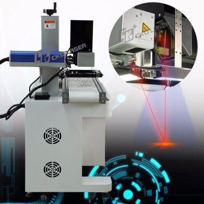 Vision Location Automatically Position Laser Coding Machine for Number Name Plate Bottle Phone Case Small Component