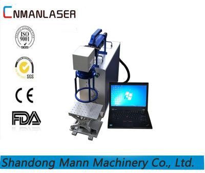 High Precision 20W 30W 50W Desktop Fiber Laser Marking Machine for Metal