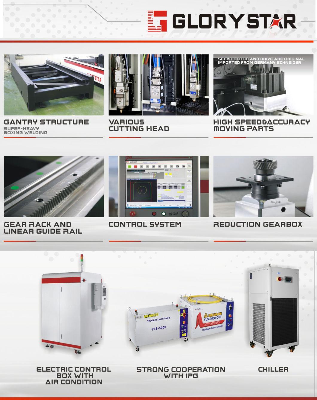 Glorystar High Precision Carton Steel Laser Cut Machine