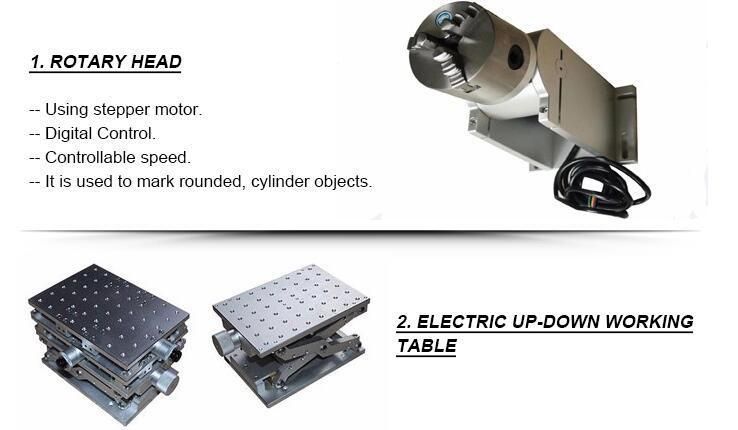 CNC Economical Table Fiber Laser Marker Marking Machine for Metal