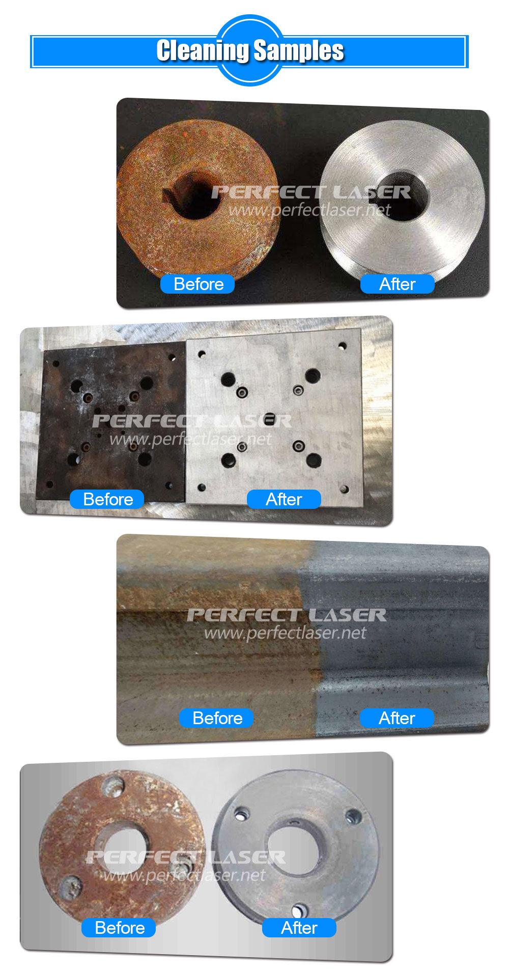 PE-Z100 Train Aircraft Track Parts Metal Rust Removal Laser Cleaning Machine