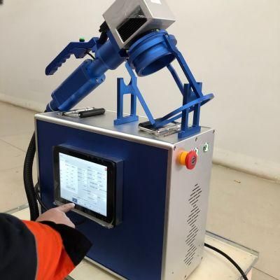 20W 30W 50W Handheld Portable Fiber Laser Marking Engraving Machine
