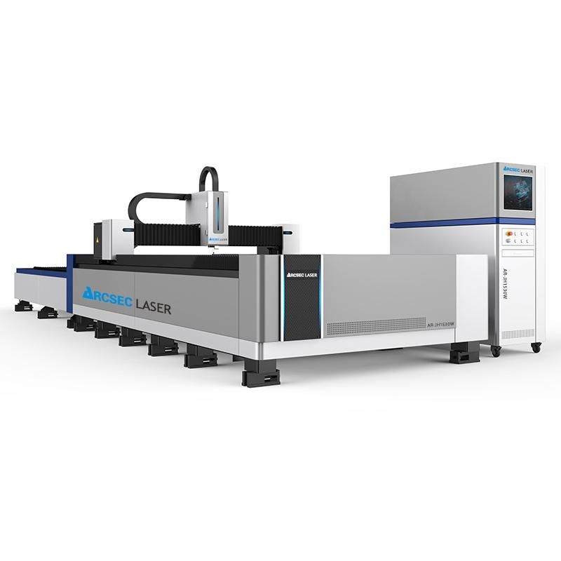 Automatic Exchange Working Platforms CNC Fiber Laser Cutting Machine Open Metal Fiber CNC