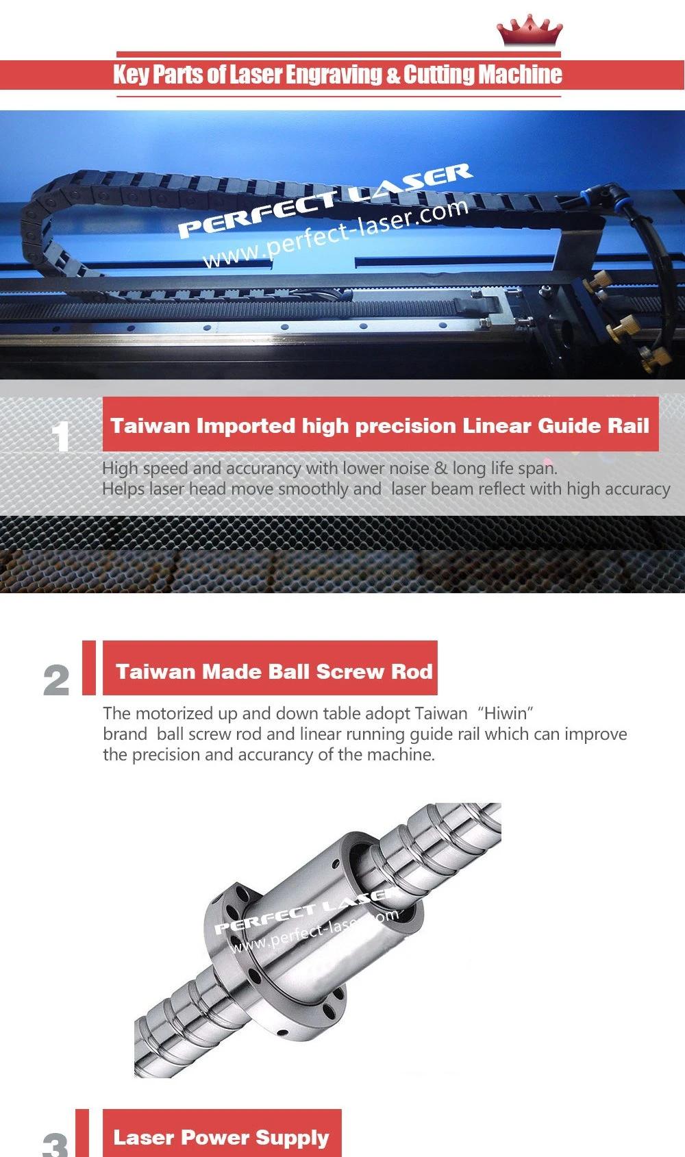 High Accuracy Fabric Wood Paper Laser Cutting Machine