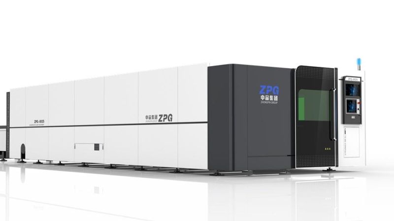 Zpg Fully Enclosure Fiber Laser Cutting Machine 5000W/6000W/10000W for Stainless Steel Carbon Steel Qualiyu Machine