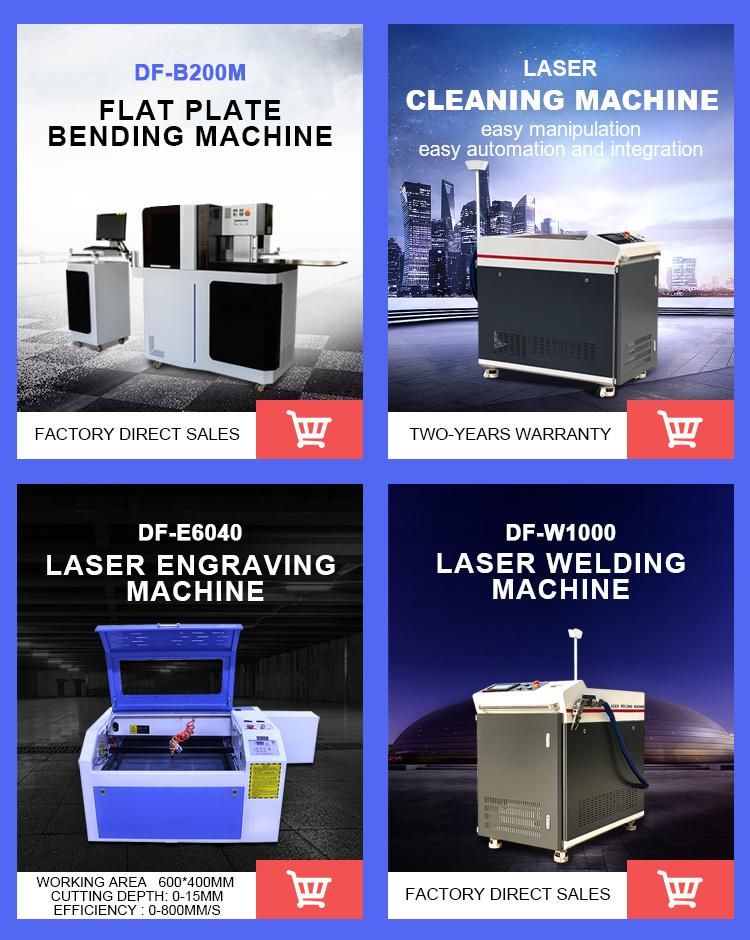 Laser Cleaner Fiber Laser Cleaning Machine 1000W-2000W for Laser Metal Rust Removal