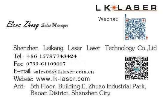 10W 30W 50W CO2 Laser Marking Machine for Acrylic/ Leather / Wood