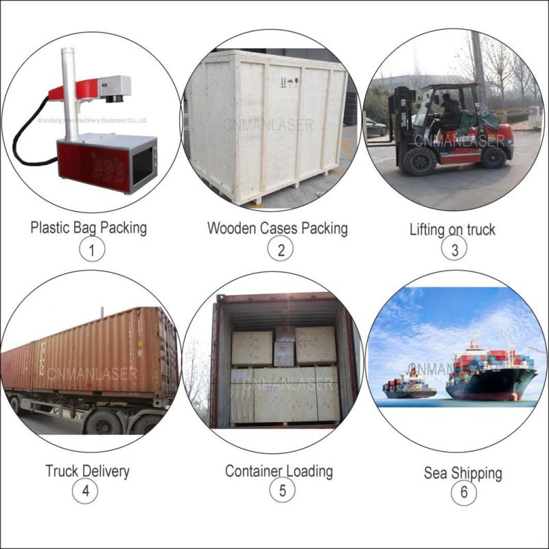 50W Portable Fiber Laser Marking Machine for Balsa