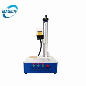 Big Sale 20W 30W 50W Metal Fiber Laser Marking Machine with Rotary