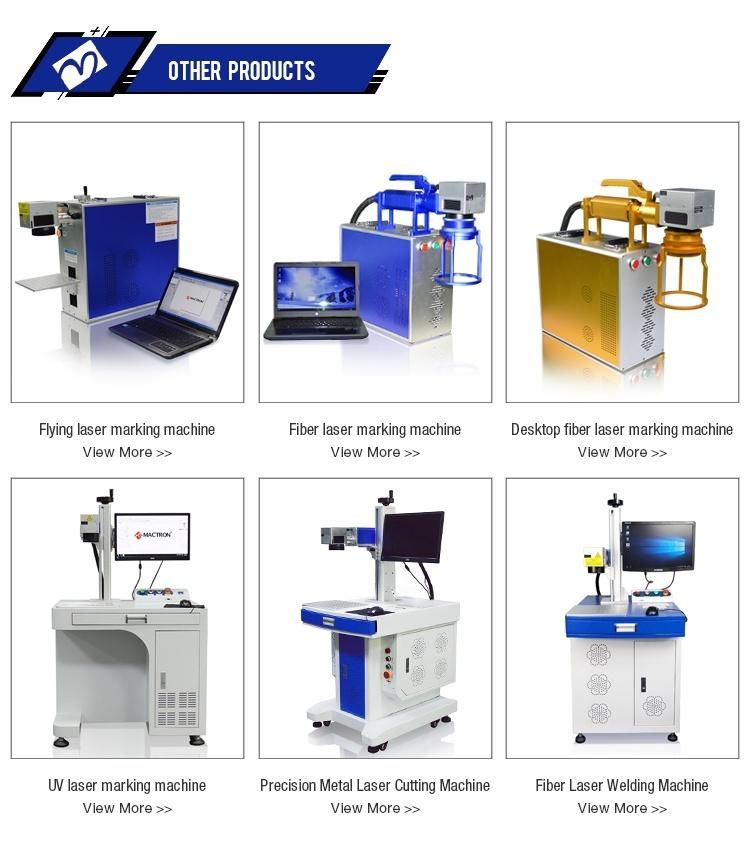 Raycus 20W 50W Double Head Flying Fiber Laser Marking Machine for PVC/PE/PPR Pipe Fittings