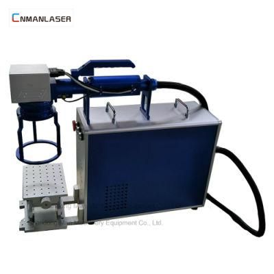 20W Handheld Fiber Laser Marking Machine for Gold Silver