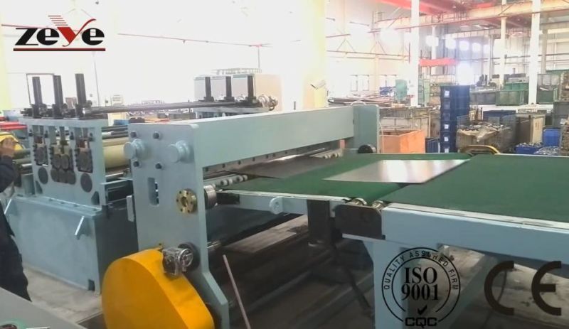 Automatic Roll Metal Coil Cut to Length Line Laser Cutter Machine