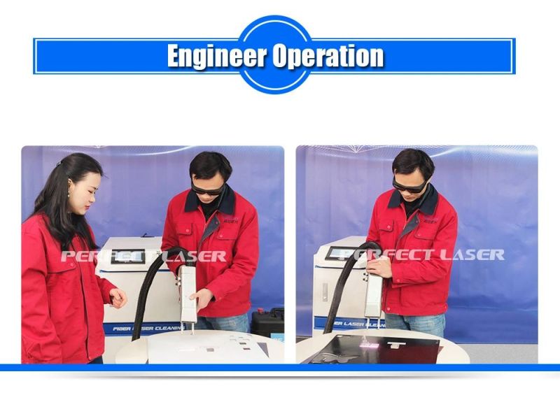 Handheld 100W 200W Industrial Laser Metal Cleaning Derusting Machine
