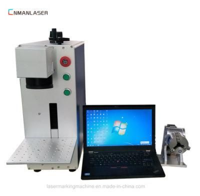 Portable Type 20W 30W Logo Date Fiber Laser Marking Equipment