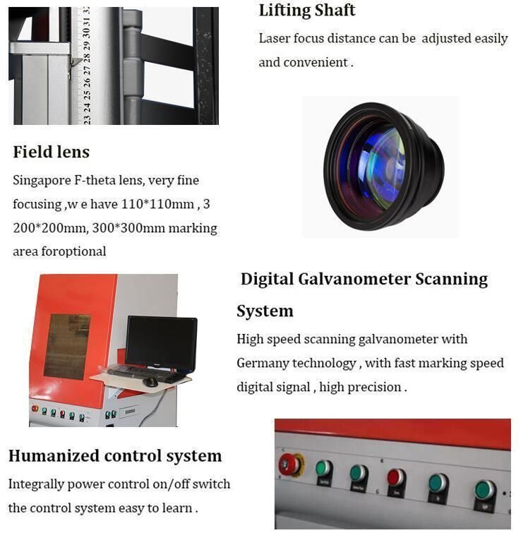 20W Good Quality Nonmetal Paper CO2 Laser Wire Marking Machine Factory